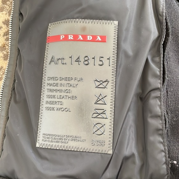 Prada Black Suede Jacket Size 40 - Picture 10 of 14